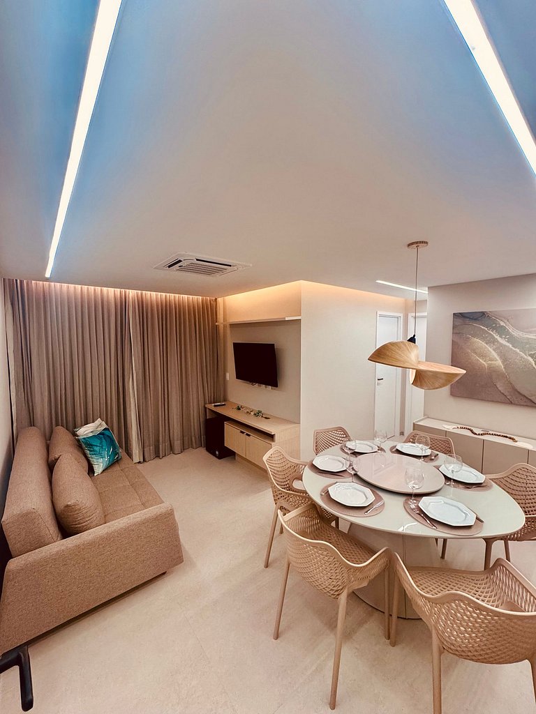 Apto Brisa em Muro Alto - Flat na Praia