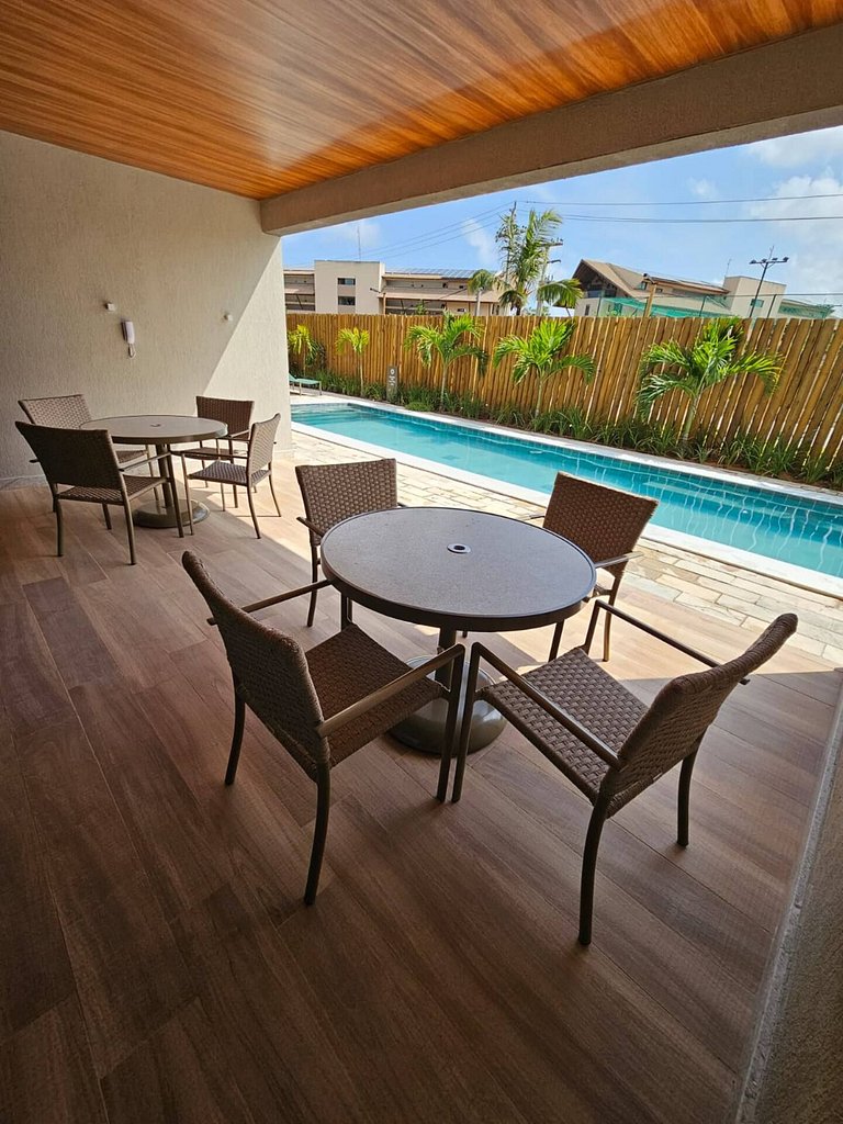 Apto Brisa em Muro Alto - Flat na Praia