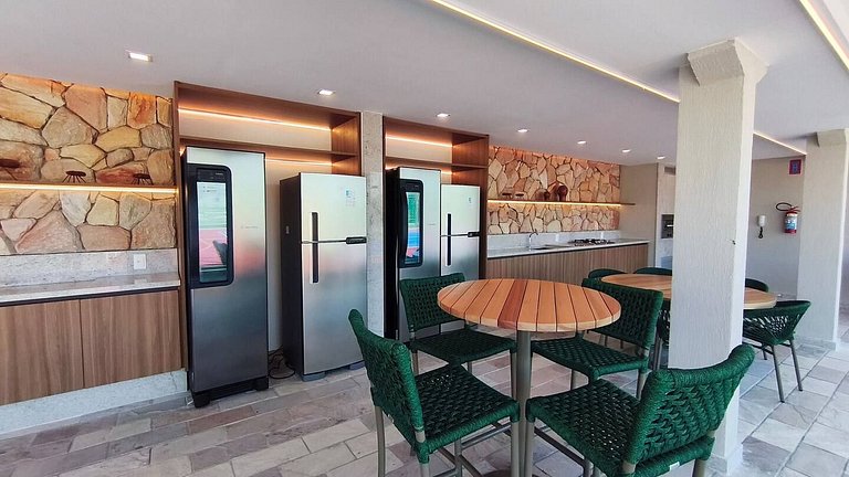 Apto Brisa em Muro Alto - Flat na Praia