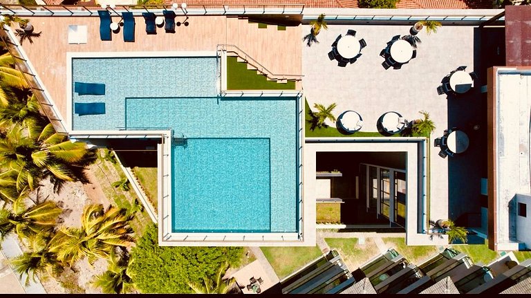 Apto Oásis em Porto de Galinhas - Flat na Praia