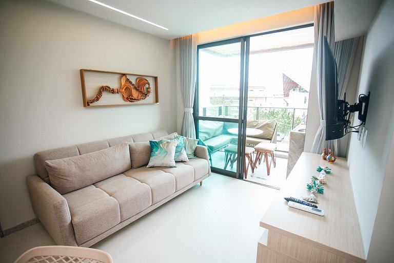Brisa Muro Alto - Flat na Praia